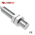 Metal housing M8 cylindrical inductive proximity switch sensor sensing distance 1.5mm 2mm